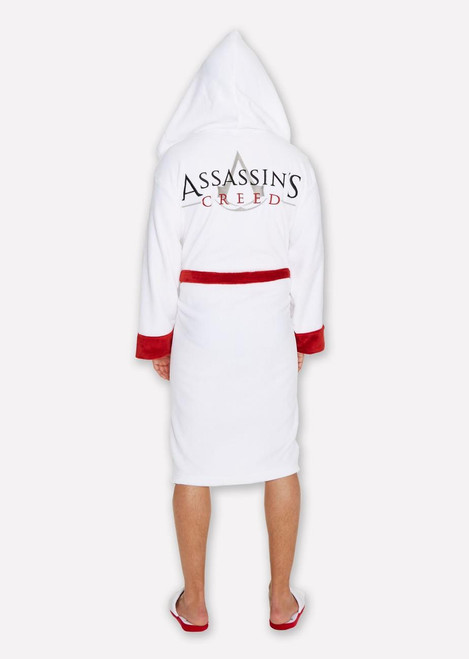 Assassins Creed - Assassin Unisex Adult One Size Bathrobe - White
