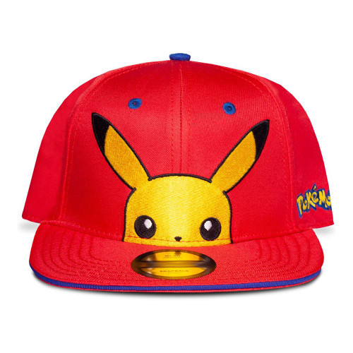 Pokemon Pikachua Peekaboo Children'S Snapback Baseball Cap, Red (Nh878180Pok)