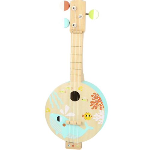 Tooky Toy's Pastel Wooden Banjo