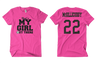 Girl Soccer shirt with Numbers