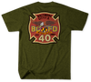 Unofficial Baltimore City Fire Department Squad 40 Shirt