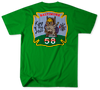 Unofficial Baltimore City Fire Department Engine 58 Shirt v2