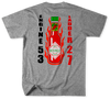Unofficial  Philadelphia Fire Department Engine 53 Ladder 27 Shirt v1
