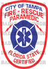 Tampa Fire Department Retro Paramedic Shirt