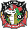 Orlando Fire Dept Unofficial Station 8 "Action 8" Shirt