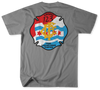 Unofficial Chicago Fire Department Firehouse 123 Engine Shirt