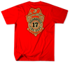 Unofficial  Indianapolis Fire Department Station 17 Shirt