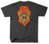 Unofficial  Indianapolis Fire Department Station 35 Shirt