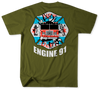Unofficial Chicago Fire Department Firehouse Engine 91 Shirt