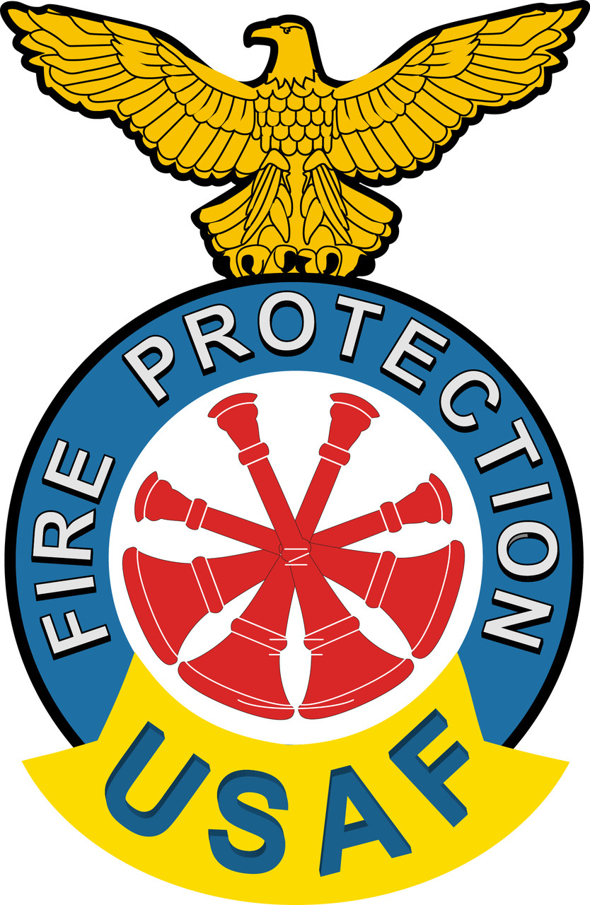 個人装備 USAF  FIRE PROTECTION USAF Fire Protection FF Badge OCP Patch | USAF Fire Chief