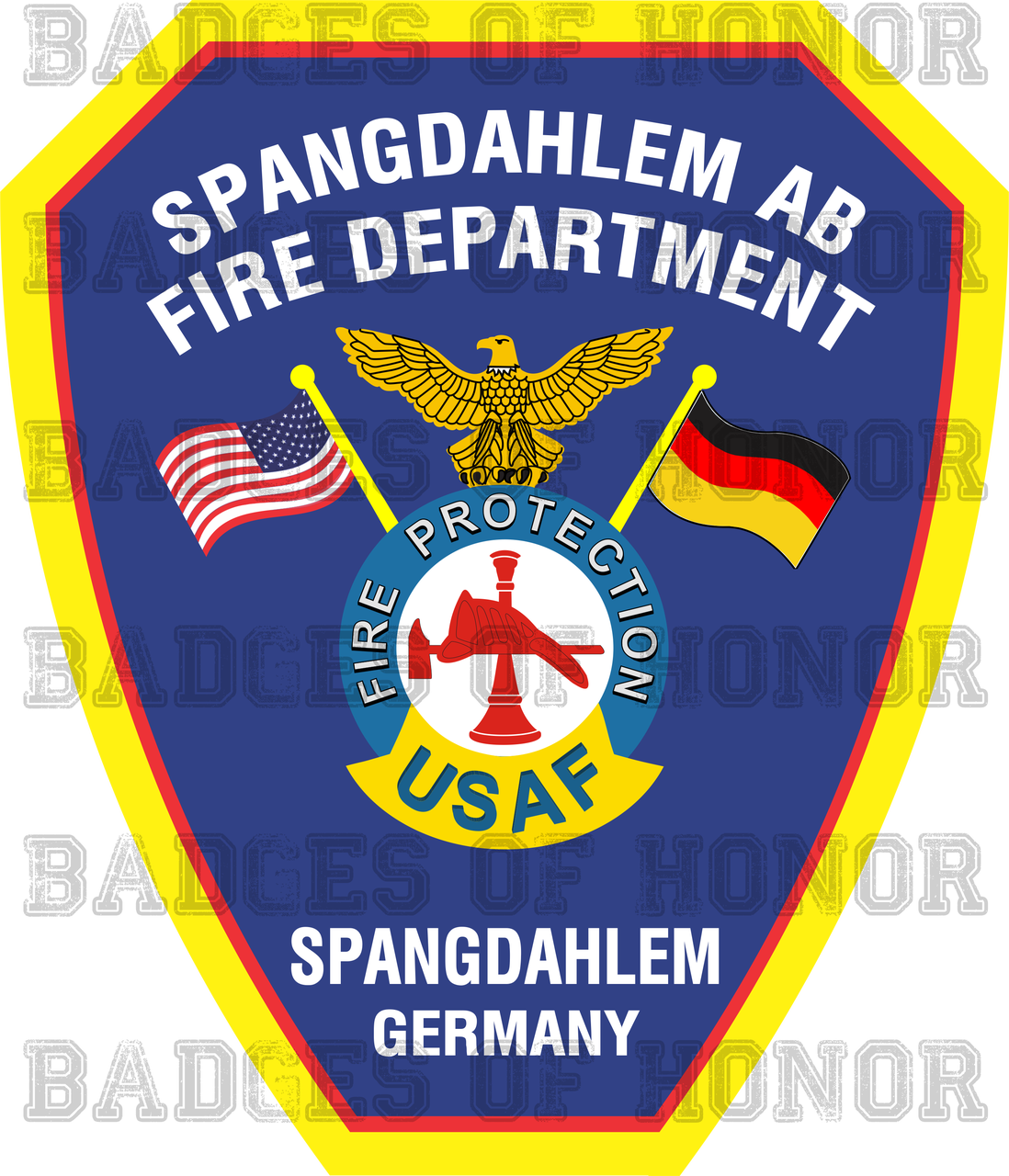 Spangdahlem Air Base Fire Department Shirt v2