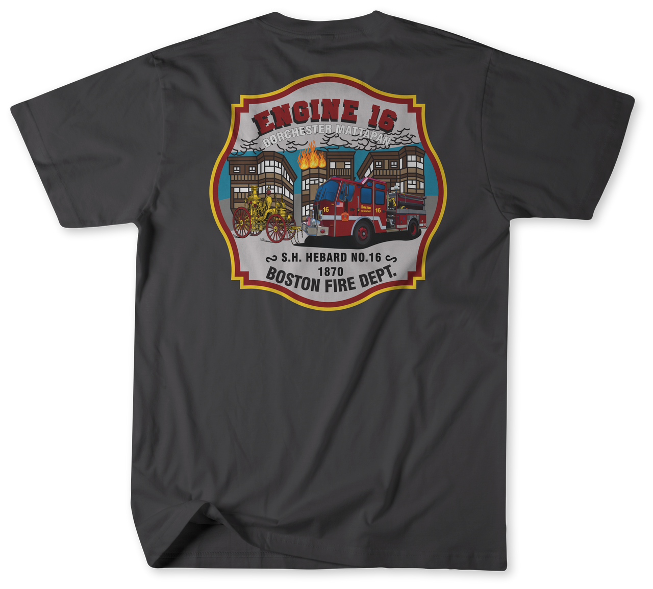 Boston Fire Department Landmark Tee Shirt