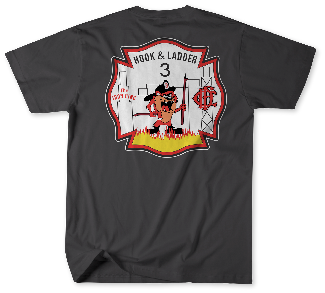 70s Eagle Hook Ladder Company Firefighter t-shirt Large – The Captains  Vintage