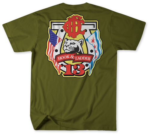 Unofficial Chicago Fire Department Firehouse 106 Hook and Ladder Shirt Unofficial Chicago Fire Department Firehouse 106 Hook and Ladder Shirt