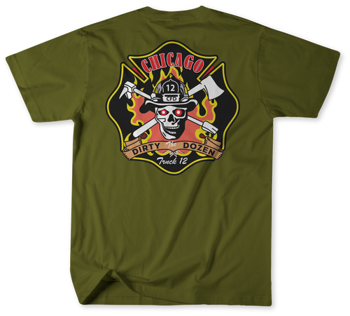 Unofficial Chicago Fire Department Firehouse 110 Engine Shirt Unofficial Chicago Fire Department Firehouse 110 Engine Shirt