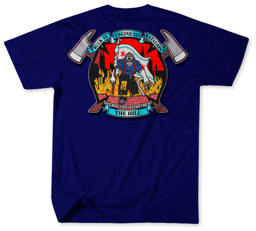 Unofficial Chicago Fire Department Firehouse 125 Shirt v2