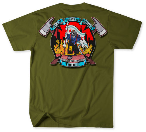 Unofficial Chicago Fire Department Firehouse 125 Shirt v2