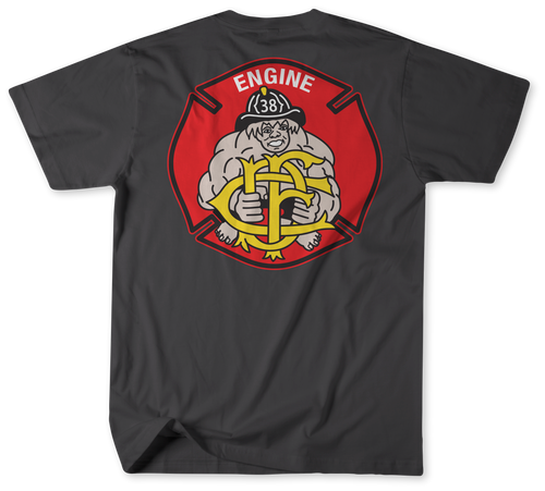 Unofficial Chicago Fire Department Station 38 Engine Shirt Unofficial Chicago Fire Department Station 38 Engine Shirt