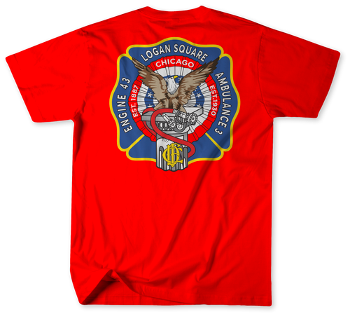 Unofficial Chicago Fire Department Station 43 Shirt