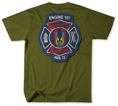 Unofficial Chicago Fire Department Station 107 Shirt