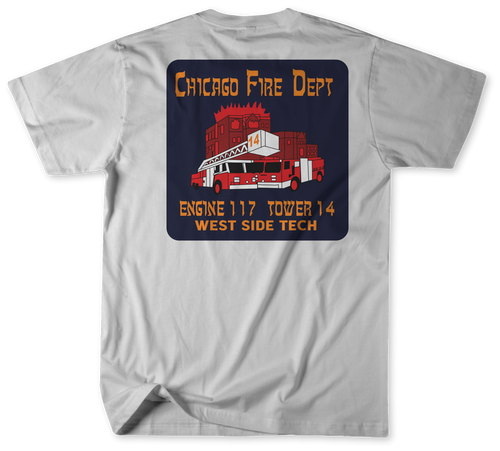 Unofficial Chicago Fire Department Station 117 Shirt Unofficial Chicago Fire Department Station 117 Shirt