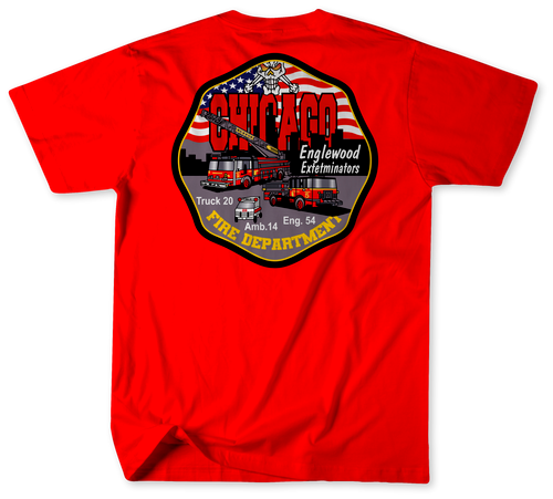 Unofficial Chicago Fire Department Station 54 Shirt V2