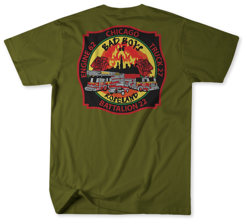 Unofficial Chicago Fire Department Station 62 Shirt V1