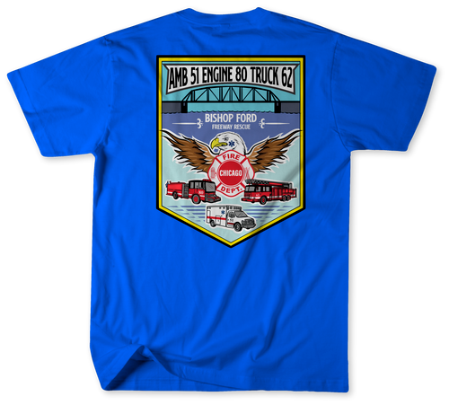 Unofficial Chicago Fire Department Station 80 Shirt 