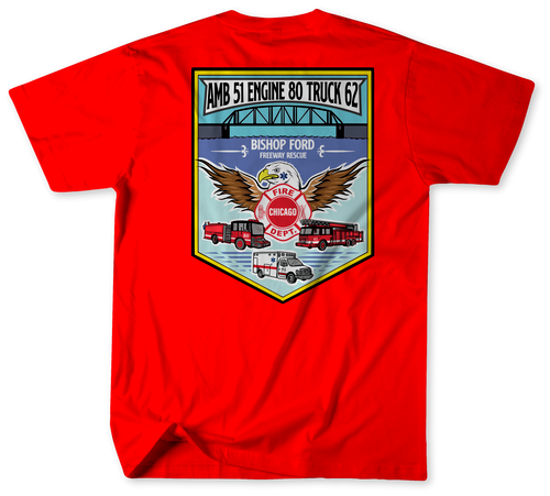 Unofficial Chicago Fire Department Station 80 Shirt 