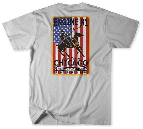 Unofficial Chicago Fire Department Station 81 Shirt 