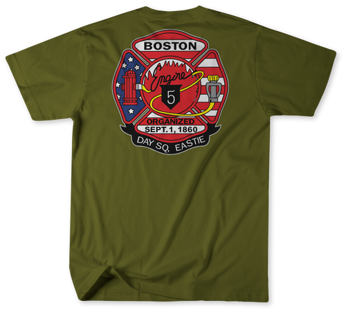 Boston Fire Department Engine 5 Shirt (Unofficial) Boston Fire Department Engine 5 Shirt (Unofficial)