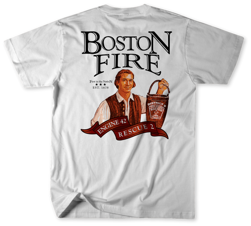 Boston Fire Department Station 42 Shirt (Unofficial) v2 Boston Fire Department Station 42 Shirt (Unofficial) v2