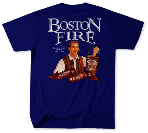 Boston Fire Department Station 42 Shirt (Unofficial) v2 Boston Fire Department Station 42 Shirt (Unofficial) v2