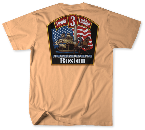 Boston Fire Department Tower/Ladder 3 Shirt (Unofficial) v3