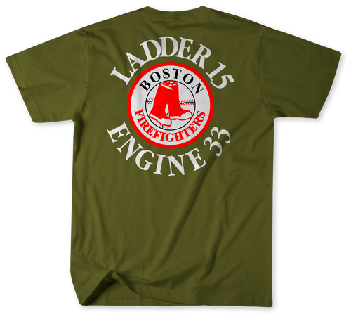 Boston Fire Department Station 33 Shirt (Unofficial) v2 Boston Fire Department Station 33 Shirt (Unofficial) v2
