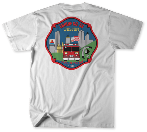 Boston Fire Department Station 33 Shirt (Unofficial) v3 Boston Fire Department Station 33 Shirt (Unofficial) v3