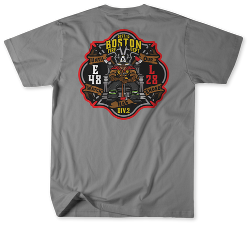Boston Fire Department Station 48 Shirt (Unofficial)  v2 Boston Fire Department Station 48 Shirt (Unofficial)  v2