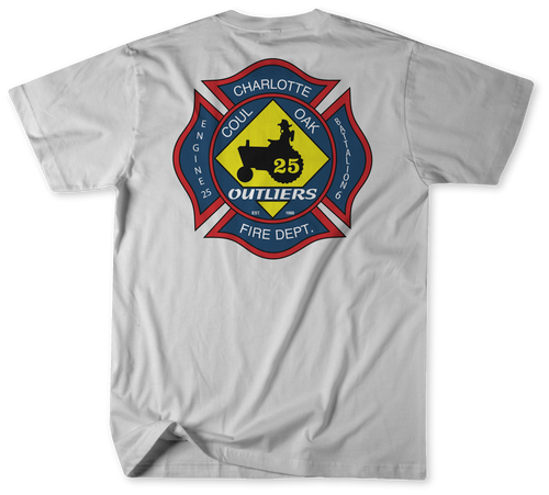Unofficial Charlotte Fire Department Station 25 Shirt 