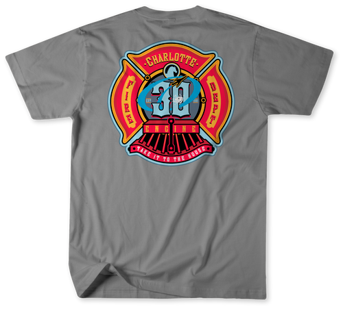 Unofficial Charlotte Fire Department Station 30 Shirt  Unofficial Charlotte Fire Department Station 30 Shirt
