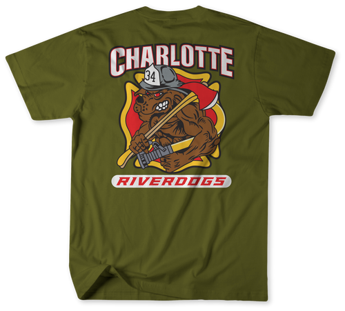 Unofficial Charlotte Fire Department Station 34 Shirt v2 Unofficial Charlotte Fire Department Station 34 Shirt v2