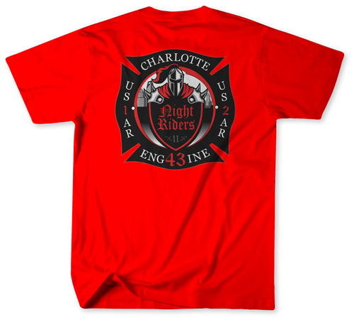 Unofficial Charlotte Fire Department Station 43 Shirt Unofficial Charlotte Fire Department Station 43 Shirt