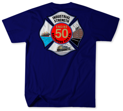 Unofficial Baltimore City Fire Department Engine 50 Shirt v2 Unofficial Baltimore City Fire Department Engine 50 Shirt v2