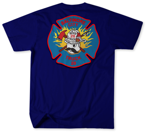 Unofficial Baltimore City Fire Department Truck 20 Shirt  Unofficial Baltimore City Fire Department Truck 20 Shirt