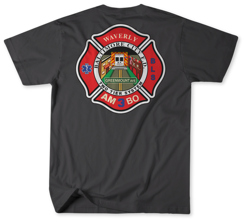 Unofficial Baltimore City Fire Department Ambo 3 Shirt