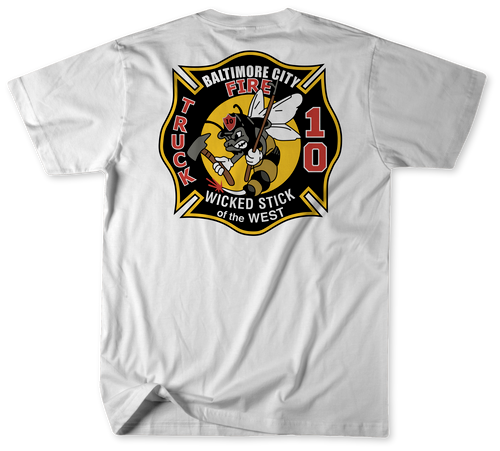 Unofficial Baltimore City Fire Department Truck 10 Shirt Unofficial Baltimore City Fire Department Truck 10 Shirt