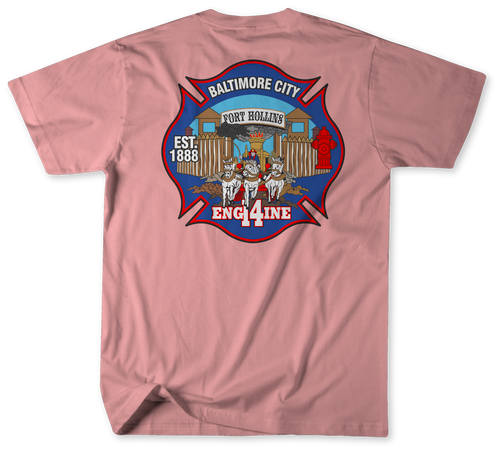 Unofficial Baltimore City Fire Department Engine 14 Shirt