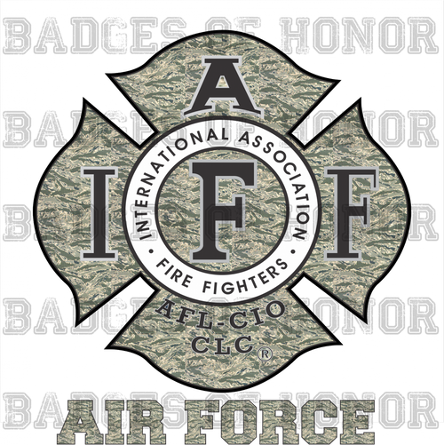 IAFF USAF Camo Shirt