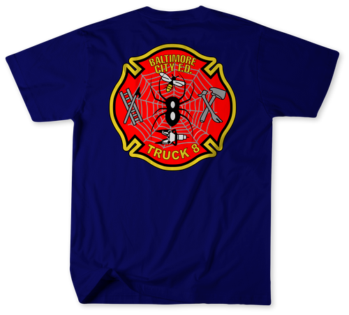 Unofficial Baltimore City Fire Department Truck 8 Shirt Unofficial Baltimore City Fire Department Truck 8 Shirt
