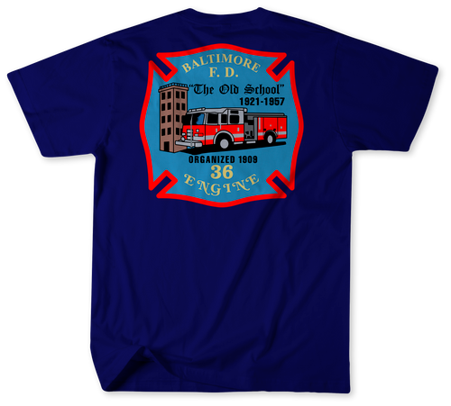 Unofficial Baltimore City Fire Department Engine 36 Shirt Unofficial Baltimore City Fire Department Engine 36 Shirt