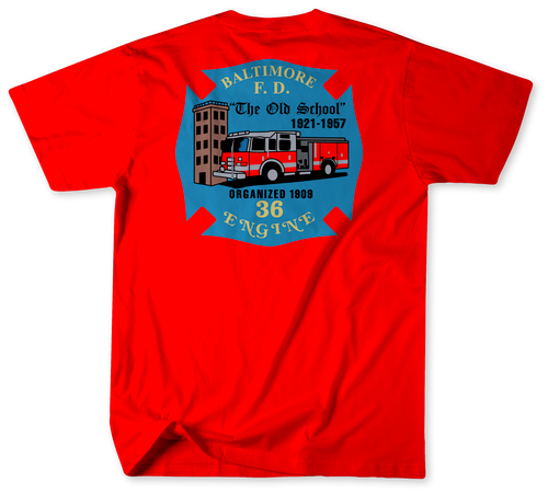 Unofficial Baltimore City Fire Department Engine 36 Shirt Unofficial Baltimore City Fire Department Engine 36 Shirt